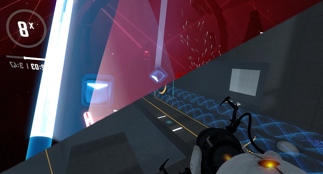 Beat Saber and Portal mapping